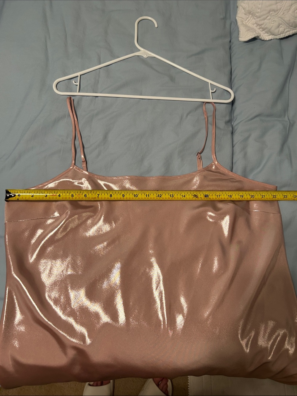 Old Navy Shimmery Dusty Rose Slip Midi Dress - Picture 4 of 4